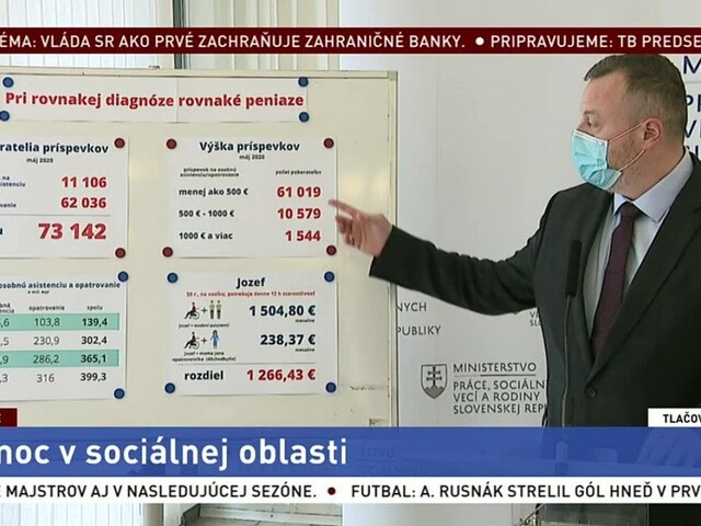 TB ministra práce M. Krajniaka o pomoci v sociálnej oblasti