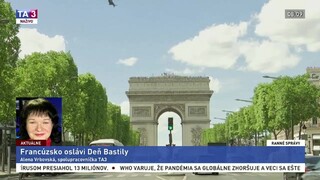 Spolupracovníčka TA3 A. Vrbovská o oslavách dobytia Bastily