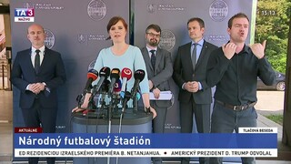 TB I. Matoviča a členov vlády o Národnom futbalovom štadióne