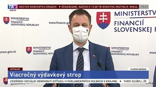 TB ministra financií E. Hegera o viacročných výdavkových stropoch