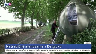 Belgičania dovolenkujú doma, využívajú aj stany na stromoch