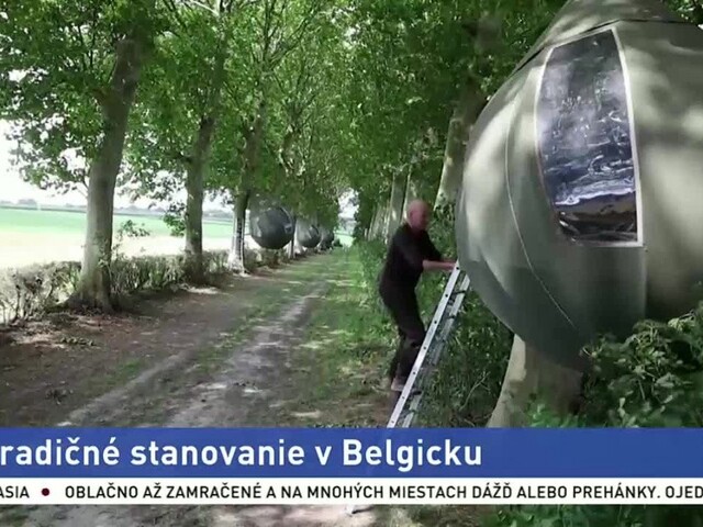 Belgičania dovolenkujú doma, využívajú aj stany na stromoch