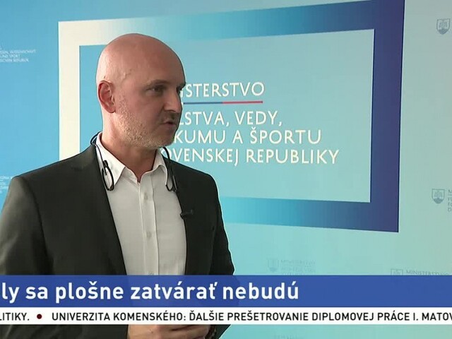 B. Gröhling a M. Hapalová o postupe škôl v prípade druhej vlny pandémie