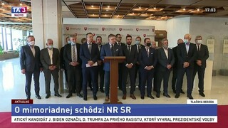 TB predstaviteľov strany Smer-SD k mimoriadnej schôdzi