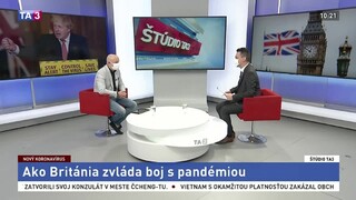 ŠTÚDIO TA3: P. Mikitič o tom, ako Británia bojuje s pandémiou