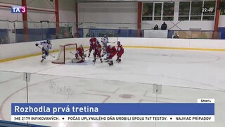 Našej hokejovej dvadsiatke sa v prípravnom zápase s ČR nedarilo