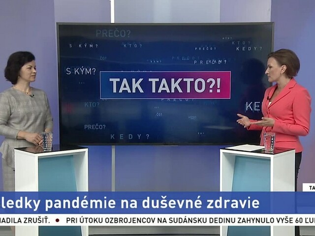 Dôsledky pandémie na duševné zdravie