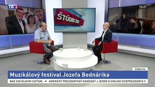 ŠTÚDIO TA3: J. Kubiš o Muzikálovom festivale Jozefa Bednárika