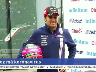 Peréz musí vynechať preteky, opakovaný test potvrdil koronavírus