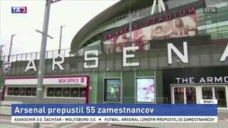 Pandémia neobišla ani Arsenal, prepustil desiatky zamestnancov