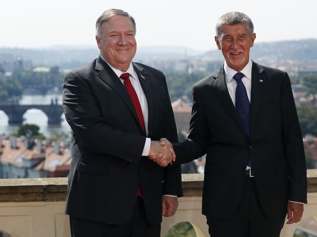 Babiš hostil amerického šéfa diplomacie. Témou bolo aj jadro