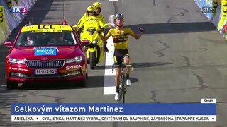 Víťazom Critérium du Dauphiné je Martinez, štartoval aj Sagan