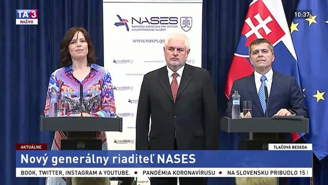 TB V. Remišovej a M. Antala o novom generálnom riaditeľovi NASES