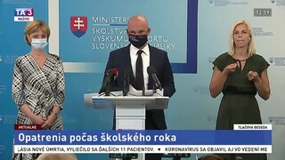 TB ministra B. Gröhlinga o opatreniach počas nového školského roka