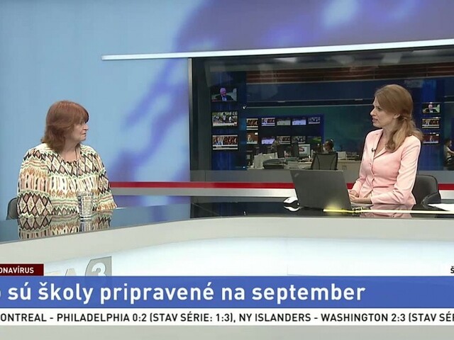 ŠTÚDIO TA3: A. Petáková o príprave škôl na návrat žiakov do lavíc