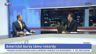 HOSŤ V ŠTÚDIU: Analytik S. Pánis o vývoji na amerických burzách
