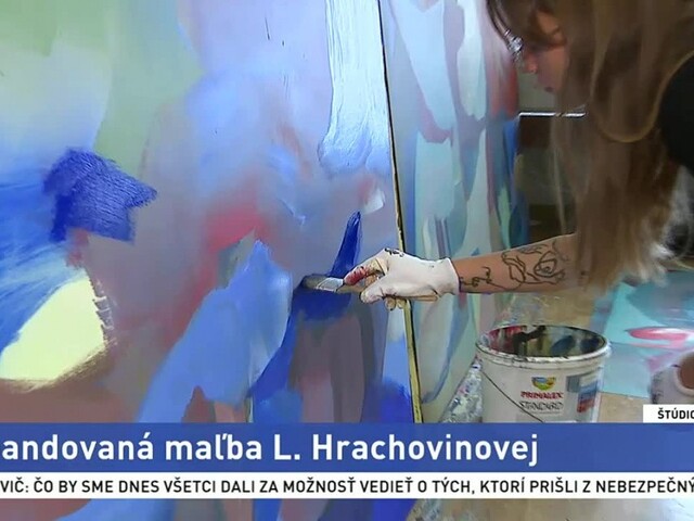 Pomoc pre kultúru / Expandovaná maľba L. Hrachovinovej