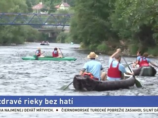 Ochranári vyrazili na dlhú púť. Chcú zdravé rieky bez hatí