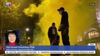 Spolupracovníčka TA3 A. Vrbovská o výtržnostiach fanúšikov PSG