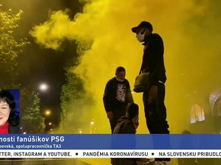 Spolupracovníčka TA3 A. Vrbovská o výtržnostiach fanúšikov PSG