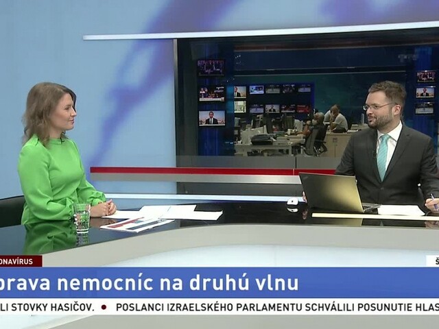 ŠTÚDIO TA3: Hovorkyňa Z. Eliášová o príprave nemocníc na druhú vlnu