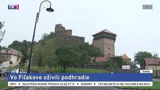 Fiľakovské podhradie oživili, mesto na to získalo milión eur