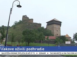 Fiľakovské podhradie oživili, mesto na to získalo milión eur