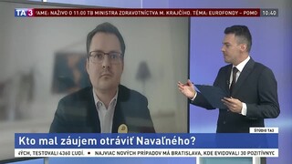 ŠTÚDIO TA3: P. Havlíček o otrávení opozičného lídra Navaľného