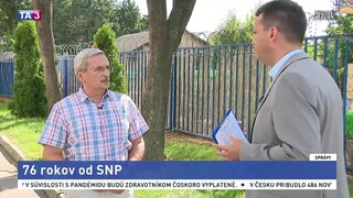 Historik J. Bystrický o 76. výročí Slovenského národného povstania