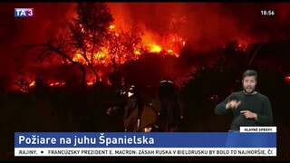 Juh Španielska sužujú požiare, úrady už evakuovali stovky ľudí