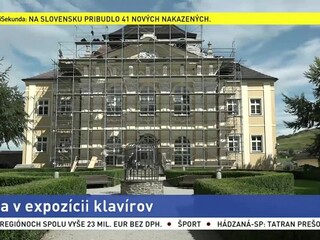 Expozíciu vzácnych klavírov poškodila búrka, zatieklo do nej