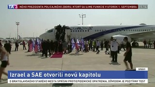 Prvý komerčný let medzi Izraelom a SAE sa stal skutočnosťou