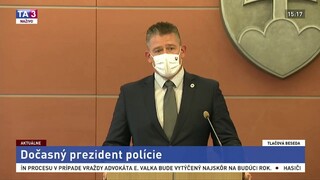 TB ministra vnútra R. Mikulca o dočasnom prezidentovi polície