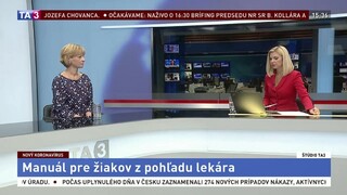 ŠTÚDIO TA3: E. Prokopová o manuáli pre žiakov z pohľadu lekára