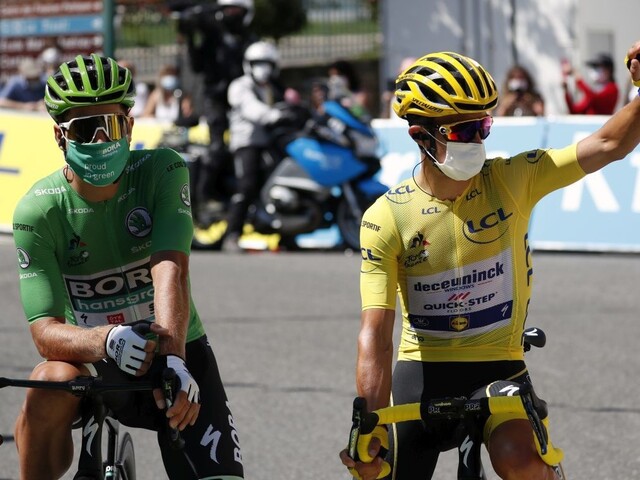 Sagan si udržal zelený dres, Roglič je víťazom štvrtej etapy