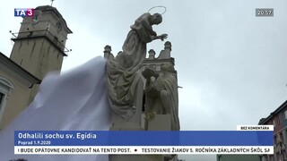 Odhalili sochu sv. Egídia