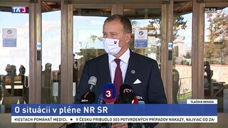 TB predsedu parlamentu B. Kollára o vykázaní poslancov z pléna