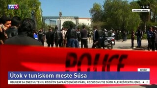 Útok v Tunisku si vyžiadal obete, zahynul aj zasahujúci policajt