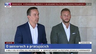 TB poslancov E. Tomáša a M. Šutaja Eštoka o senioroch a pracujúcich