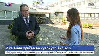 Prezident Slovenskej rektorskej konferencie R. Kropil o výučbe v čase pandémie