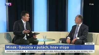 ŠTÚDIO TA3: Analytik P. Demeš o situácii v Bielorusku
