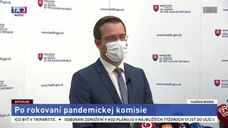 TB M. Krajčího a P. Jarčušku po rokovaní pandemickej komisie