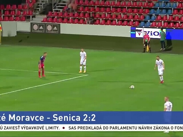 Senici ušli body, so Zlatými Moravcami nakoniec remizovala