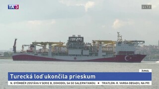 Turecká loď ukončila prieskum ložísk, Grécko tento krok uvítalo