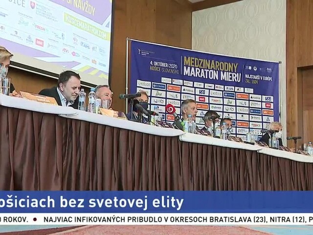 Medzinárodný maratón mieru bude pre nákazu bez svetovej elity