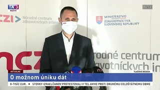 TB generálneho riaditeľa NCZI P. Bielika o možnom úniku dát