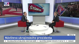 ŠTÚDIO TA3: M. Trubač o návšteve ukrajinského prezidenta