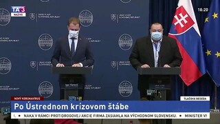 TB I. Matoviča a J. Mikasa o výsledkoch rokovania Ústredného krízového štábu