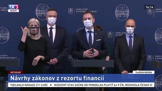 TB E. Hegera a D. Klučkovej k zákonom rezortu financií
