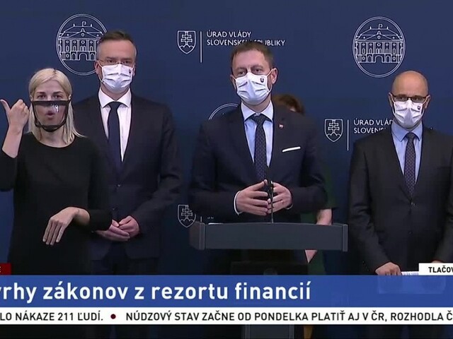 TB E. Hegera a D. Klučkovej k zákonom rezortu financií